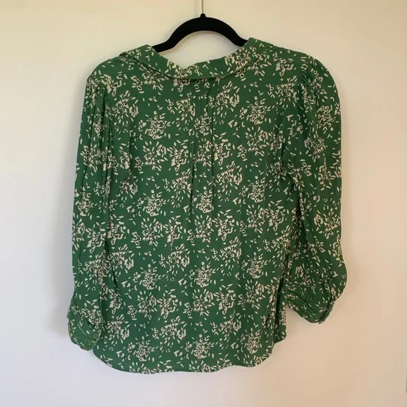 Ba&sh Green Floral Women's Top - Picture 5 of 6